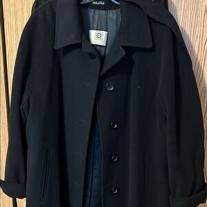 Regina De Lorenzi Black wool coat
